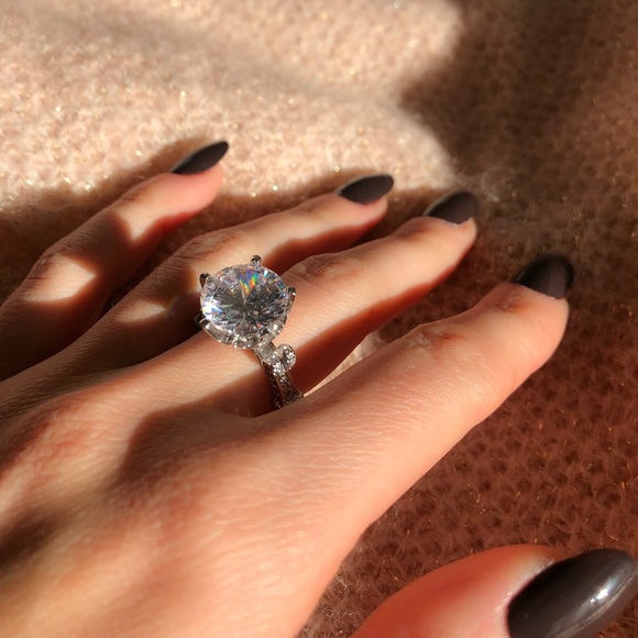 Sterling Silver Ring “Cinderella” - Picture 5 of 6